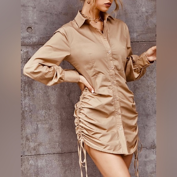 Khaki Dress - Picture 2 of 7